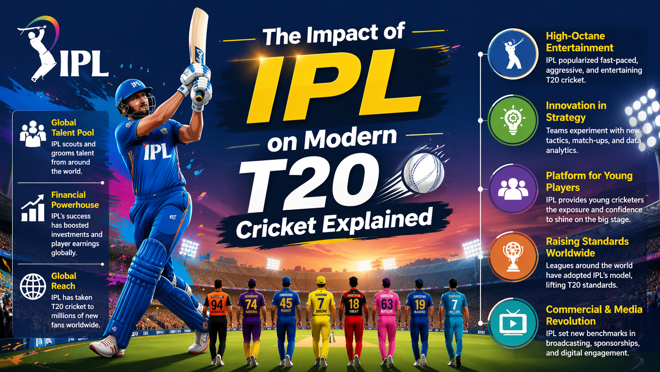 Exciting T20 cricket batting shot
