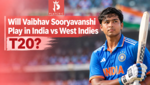 Vaibhav Sooryavanshi batting during practice ahead of India vs West Indies T20