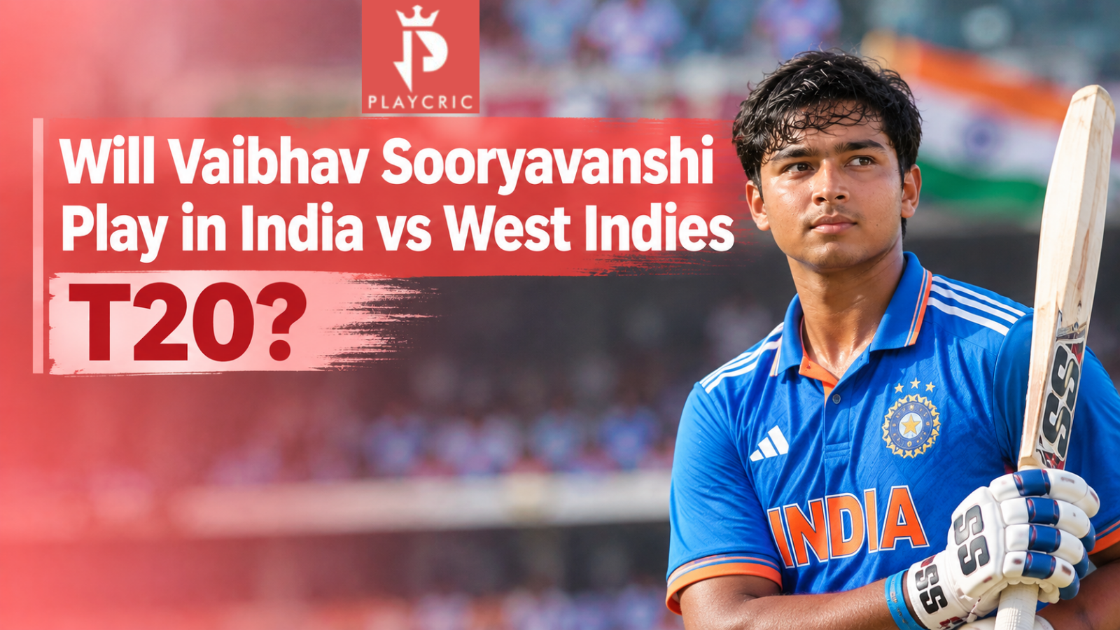 Vaibhav Sooryavanshi batting during practice ahead of India vs West Indies T20