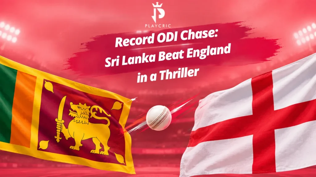 Sri Lanka and England players Record ODI Chase